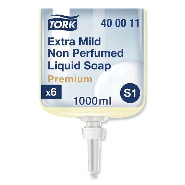 Premium Extra Mild Liquid Soap, Unscented, 1 L, 6/carton