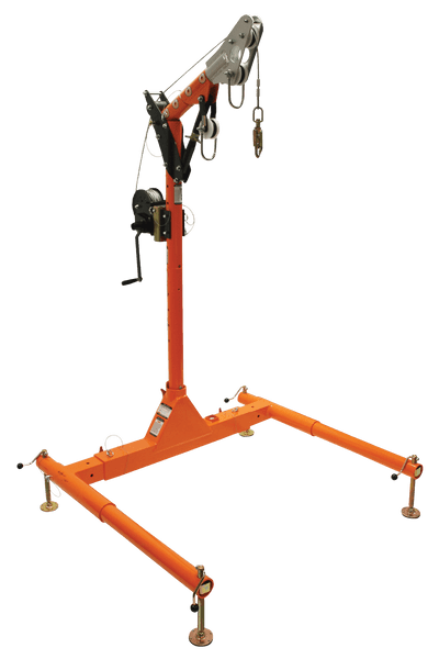 5pc Confined Space Davit System with 12" to 29" Offset Davit Arm and Winch (6050228W)