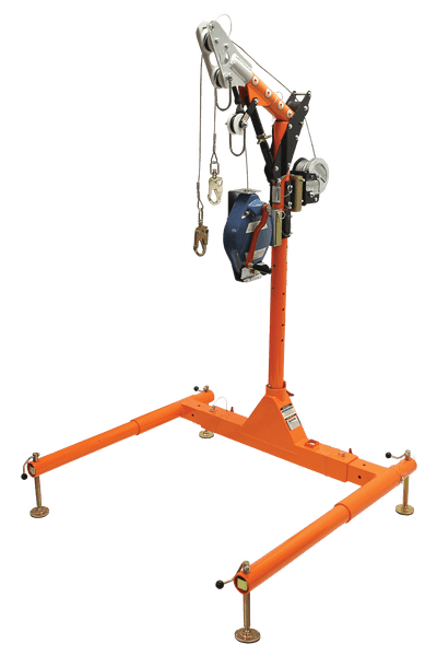5pc Confined Space Davit System with 12" to 29" Offset Davit Arm, Winch and SRL-R (6050428WR)