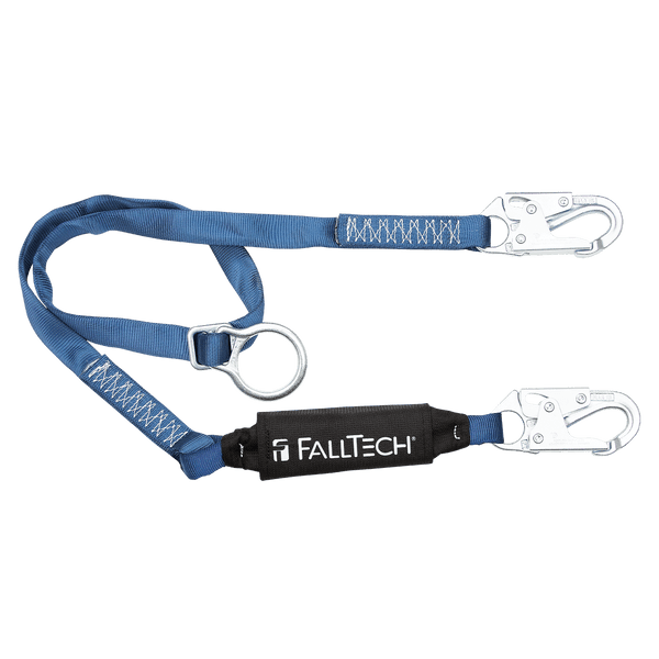 6' ViewPack� Tie-back Energy Absorbing Lanyard, Single-leg with Steel Snap Hooks (82562)