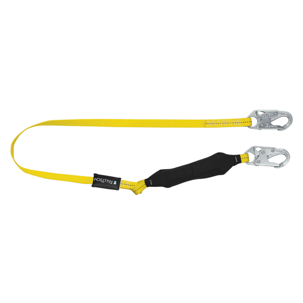 6' Soft Pack FT Basic� Energy Absorbing Lanyard, Single-leg with Steel Snap Hooks (8256LT)