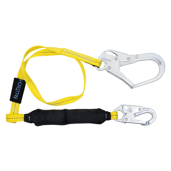 6' Soft Pack FT Basic� Energy Absorbing Lanyard, Single-leg with Steel Connectors (8256LT3)