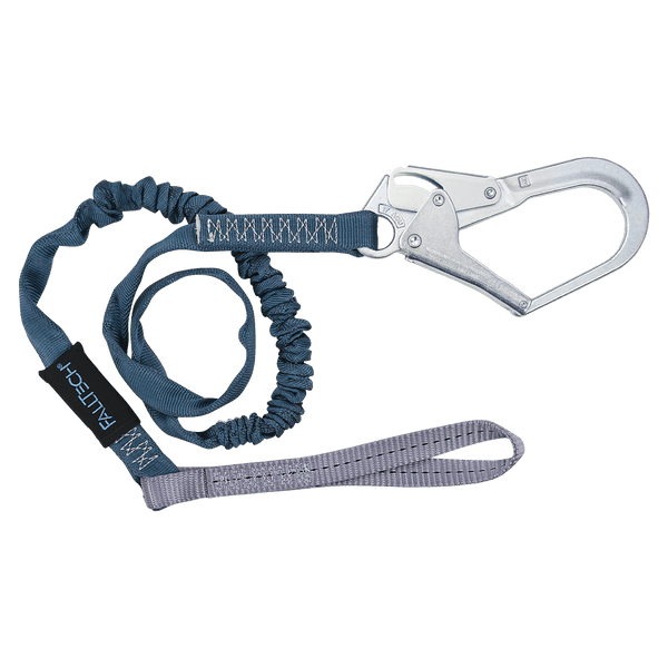 6' Internal Energy Absorbing Lanyard, Single-leg with Choke-loop with Steel Rebar Hook (82593L)