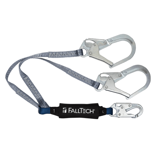 4' ViewPack� Energy Absorbing Lanyard, Double-leg with Steel Connectors (8260734)