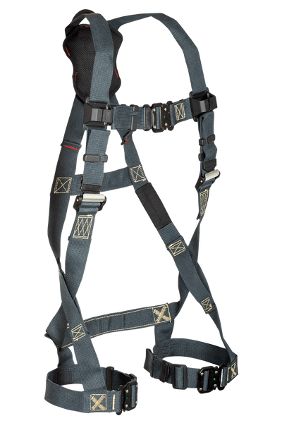 FT-Weld� 1D Standard Non-Belted Full Body Harness, Quick Connect Buckle Leg Adjustment (7040)