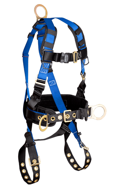 Contractor 3D Construction Belted Full Body Harness (7073)