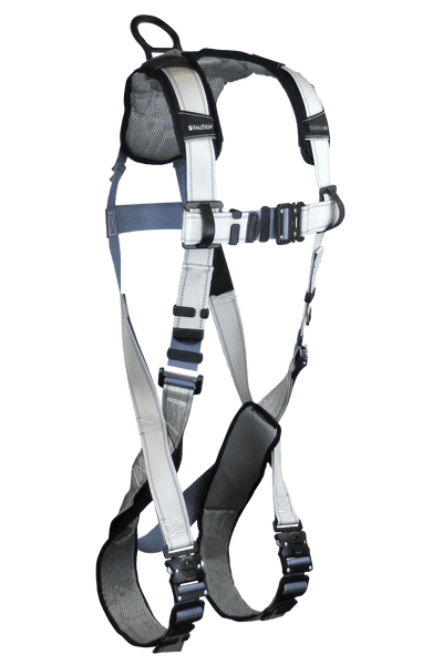 FlowTech LTE� 1D Standard Non-belted Full Body Harness, Triple-Lock Quick Connect Leg Buckles (7087BQ)