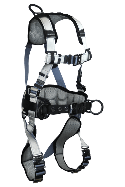 FlowTech LTE� 3D Construction Belted Full Body Harness, Locking Quick Connect Adjustment (7089BQ)