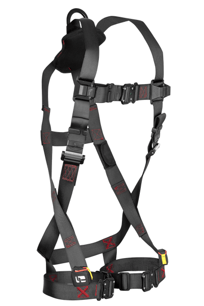 FT-Iron 1D Standard Non-Belted Full Body Harness, Quick Connect Buckle Leg Adjustment (8141)