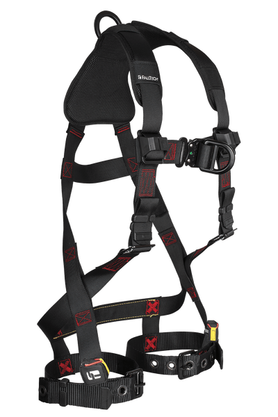FT-Iron� 2D Climbing Non-Belted Full Body Harness, Tongue Buckle Leg Adjustments (8143BFD)