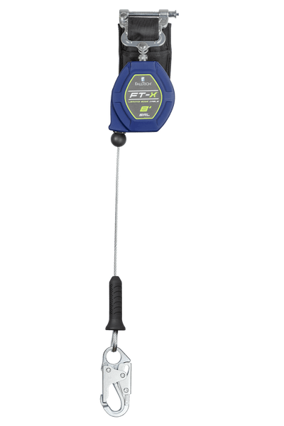 8' FT-X� Cable Class 2 Leading Edge Personal SRL-P, Single-leg with Steel Snap Hook (82808SP1)