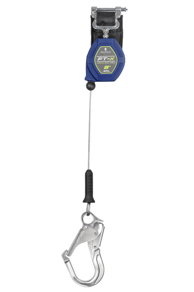 8' FT-X� Cable Class 2 Leading Edge Personal SRL-P, Single-leg with Aluminum Rebar Hook (82808SP5)