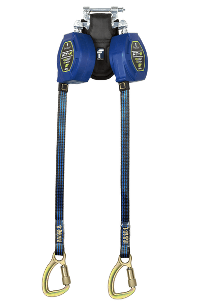 8' FT-X� EdgeCore� Tie-Back Class 2 Leading Edge Personal SRL-P, Twin-leg with Steel 5k Carabiner (84108TP8)