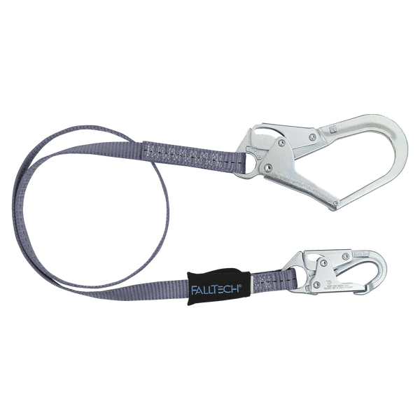 4' Web Restraint Lanyard, Fixed-length with Steel Connectors (82043)