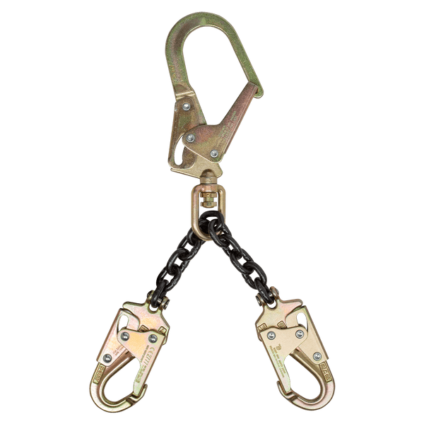 17" Premium Rebar Positioning Assembly with Chain and Steel Mini Swivel Rebar Hook (82506LM)