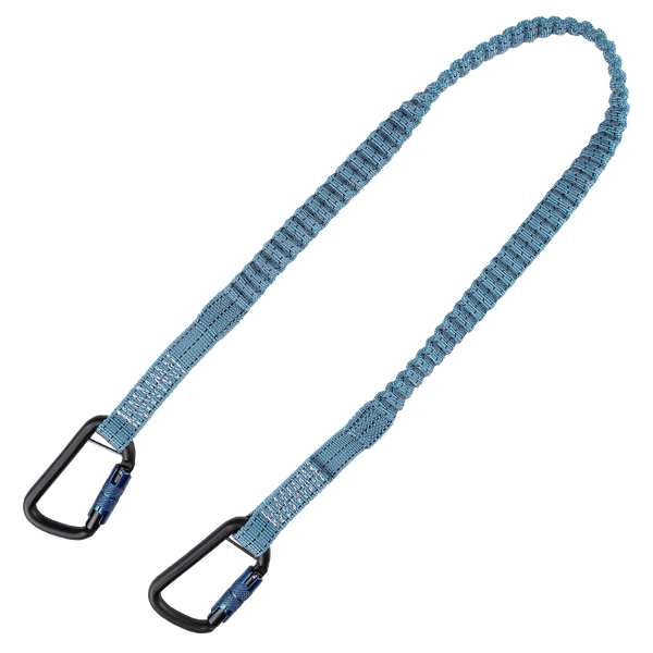 15 lb Tool Tether with choke-on cinch-loop and aluminum twist-lock carabiner, 36" (5030A)