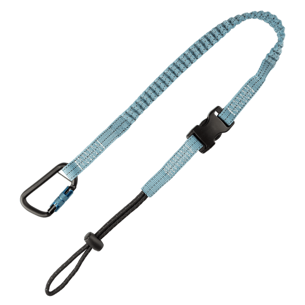 15 lb Tool Tether with choke-on cinch-loop and aluminum twist-lock carabiner, 36" (5030A10)