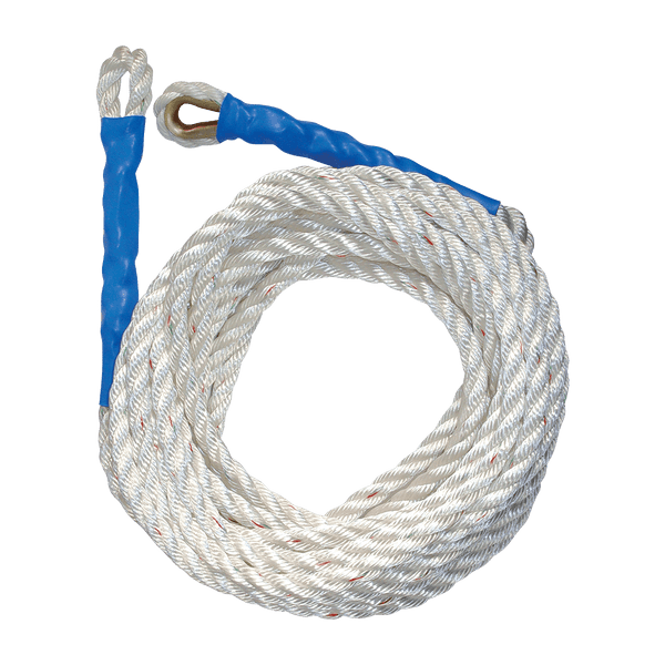 Premium Polyester Blend Vertical Lifeline with Back-spliced End (8125)