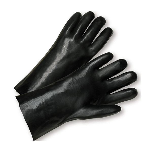 PVC Dipped Glove with Interlock Liner and Smooth Finish - 12" Length (1027)