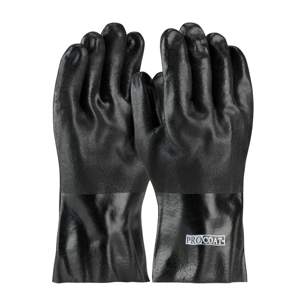 Premium PVC Dipped Glove with Jersey Liner and Rough Sandy Finish - 12" Length (58-8230DD)