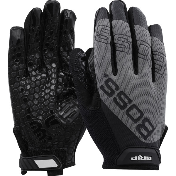 Synthetic Microfiber Palm with Silicone Coated Grip and Mesh Fabric Back (120-MG1220T)