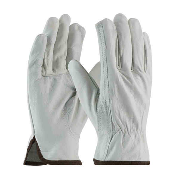 Economy Grade Top Grain Cowhide Leather Drivers Glove - Keystone Thumb (68-162)