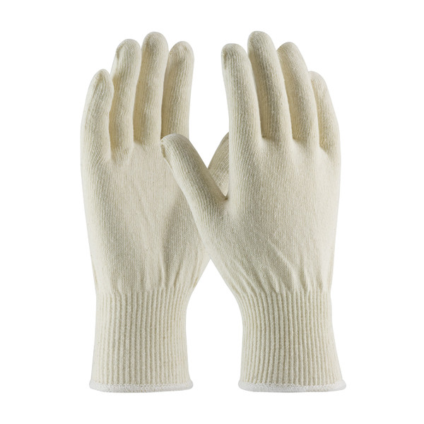 Light Weight Seamless Knit Cotton/Polyester Glove - 13 Gauge Natural (35-C2113)
