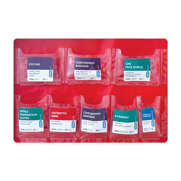 First Aid Cabinet Door Pocket 2 Shelf