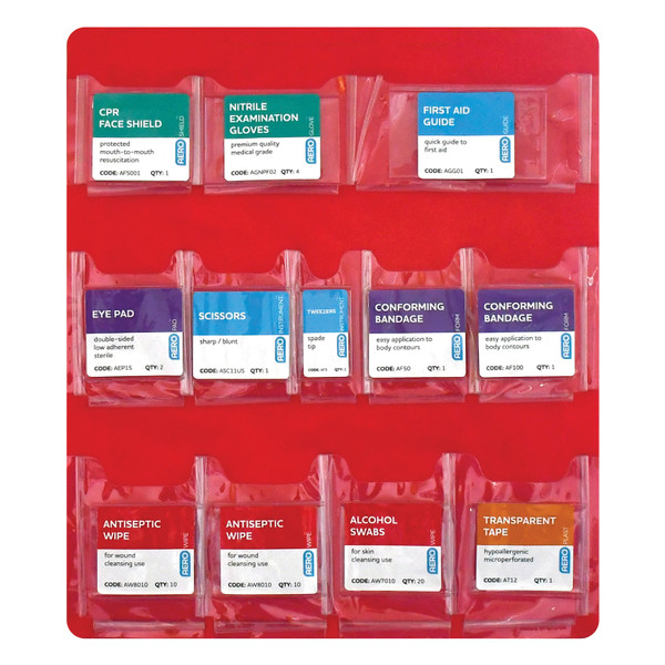 First Aid Cabinet Door Pocket 3 Shelf