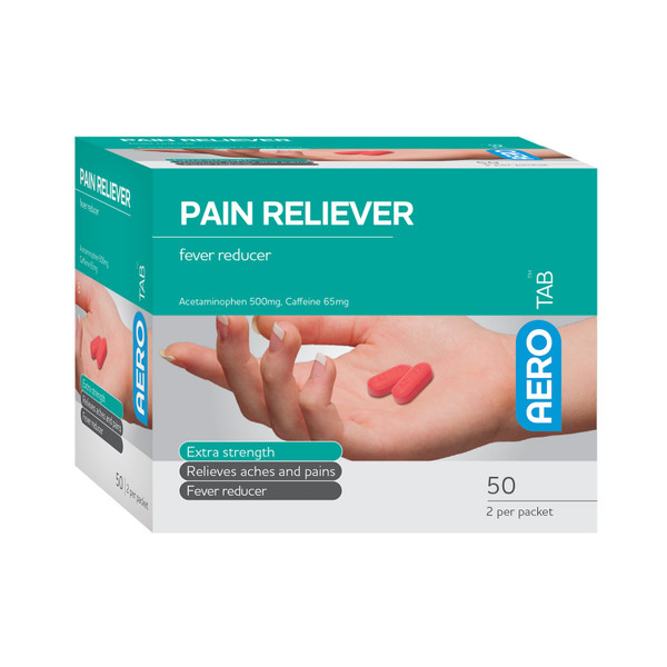 AEROTAB™ Pain Reliever Tablets 50/box