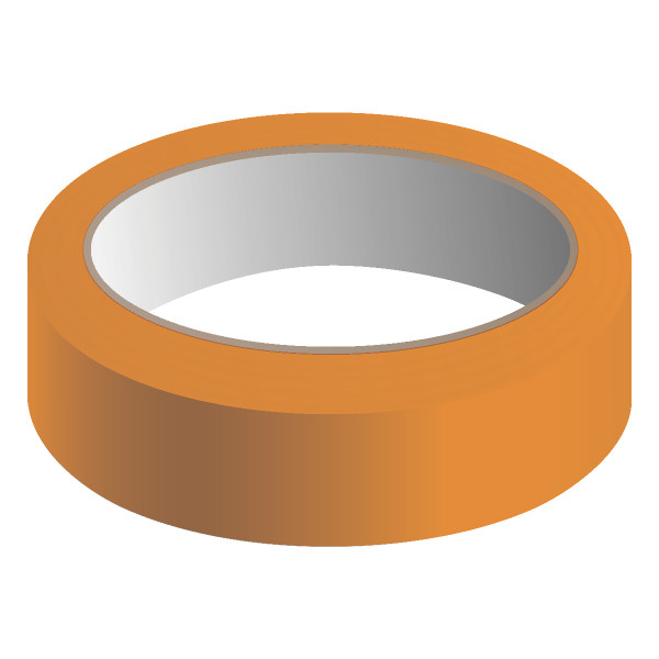 Reflective Marking Tape, 2" x 150-ft., 6-mil Adhesive Vinyl, Orange