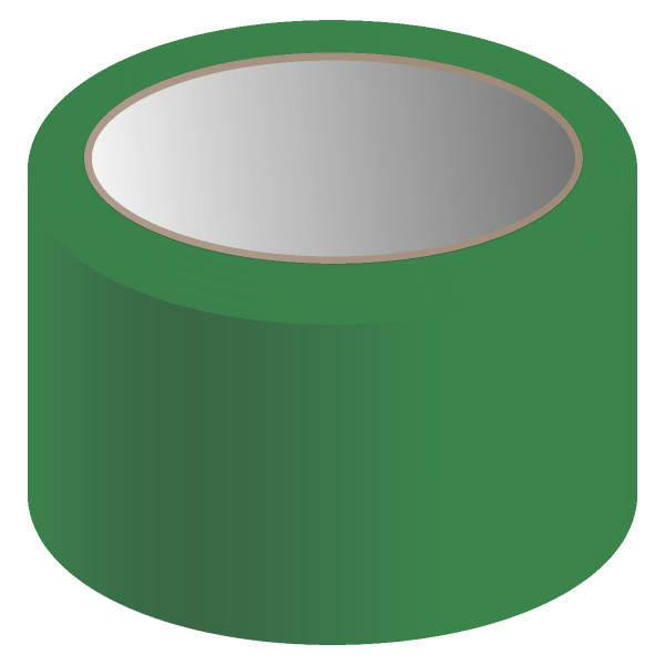 Reflective Marking Tape, 4" x 150-ft., 6-mil Adhesive Vinyl, Green