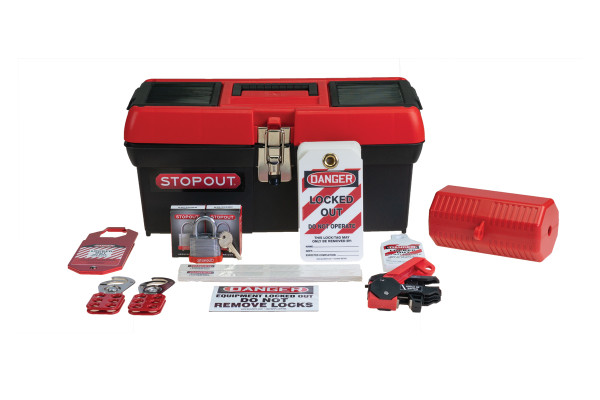 STOPOUT� Lock Out Kit, Standard Style, 7" x 8-1/8" x 16", Plastic