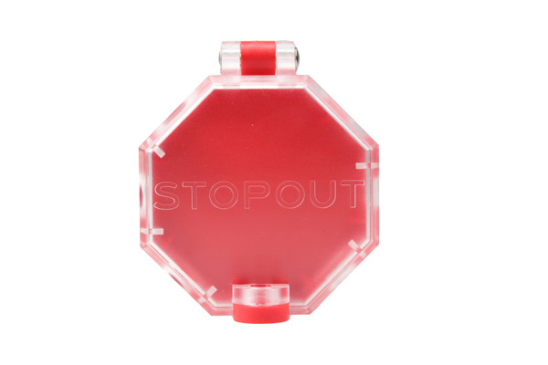 STOPOUT� Versatile Pneumatic Lockout, 3-7/8" x 3-1/4" x 1-7/8", Plastic