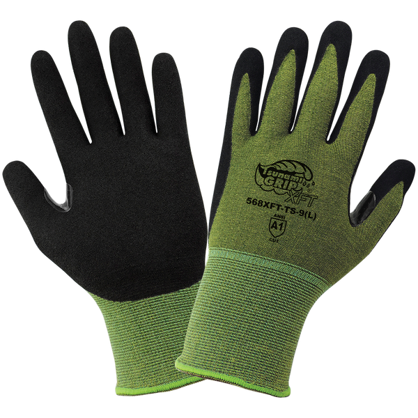 Tsunami Grip® XFT Xtreme Foam Technology Nitrile Coated Touch Screen Bamboo Gloves with Cut, Abrasion, and Puncture Resistance - 568XFT-TS