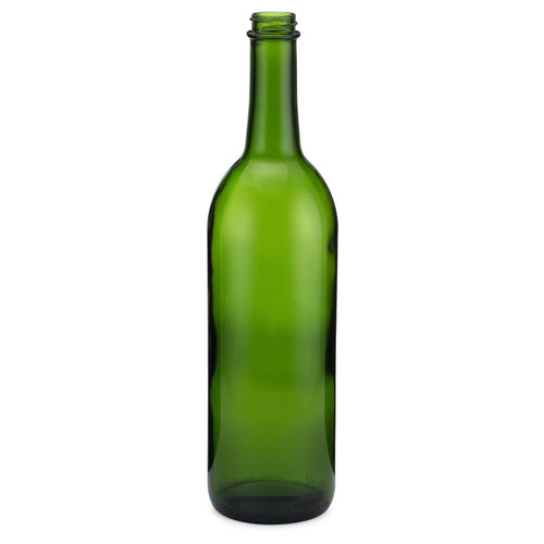Wine Bottle Green 28mm Screw Cap 750ml (12ct)