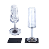 Silwy Magnetic Plastic Glass - Champagne - 2Pk