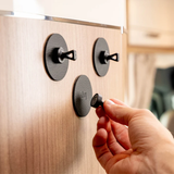 Silwy Magnetic Pins Flex inc. Pads BLACK - 4pk