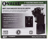 Valterra 3" 12V DC Electric Gate Valve