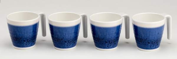 Flamefield Stacking Mugs - Azure - 4 Piece Set