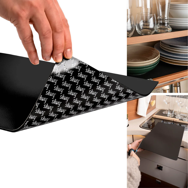 Silwy Metal-Nano Gel Mat - BLACK for Magnetic Glasses