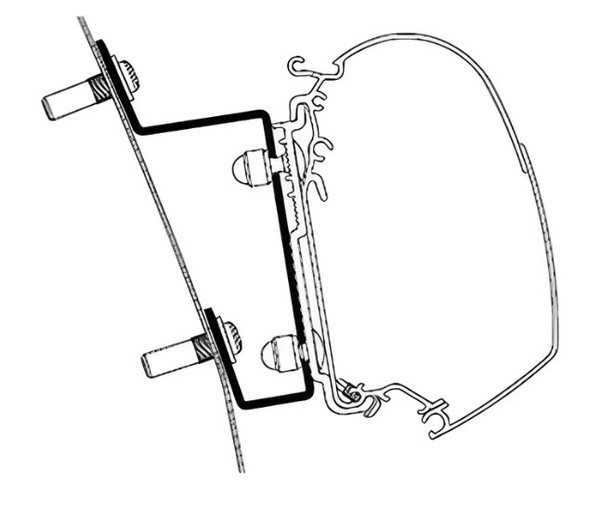 Thule Adapter Wall -5200 Ford Transit H3 > 2014 (LHD)