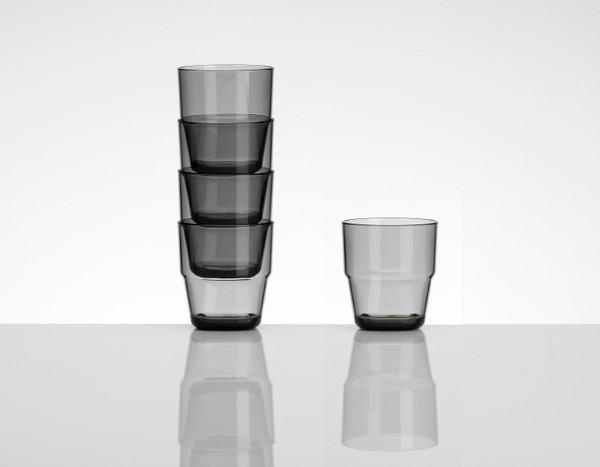 Flamefield Stacking Tumbler 4pce Set Grey