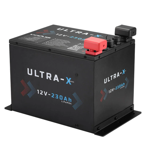 KickAss Smart 12V 230Ah Ultra-X Lithium Compact Deep Cycle Battery LiFePO4