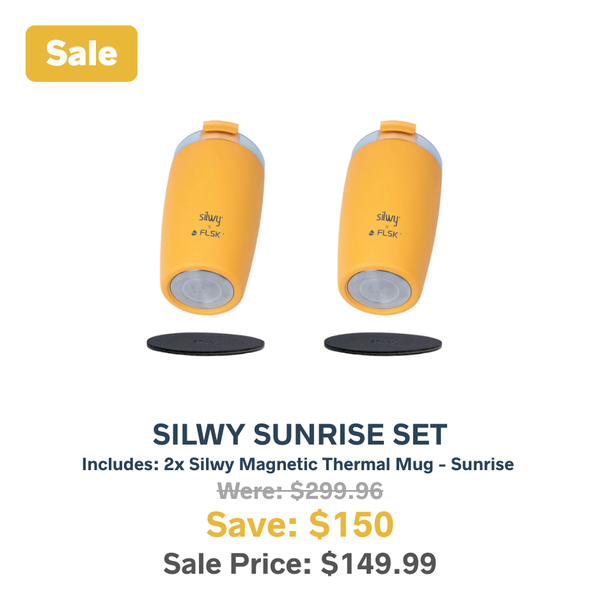 Silwy Magnetic Thermal Mug 2 Pack - Sunrise
