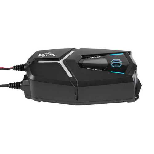 KickAss Flexicharge 12V 16A ACDC Smart Battery Charger For Lead Acid, AGM & Lithium Batteries