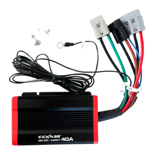 KickAss 12V/24V 40A DCDC Charger with Solar MPPT & Pre-Wired Anderson Plug