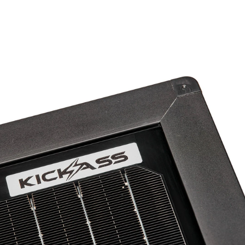 KickAss 12V 110W Ultra Slim Fixed Glass Solar Pan