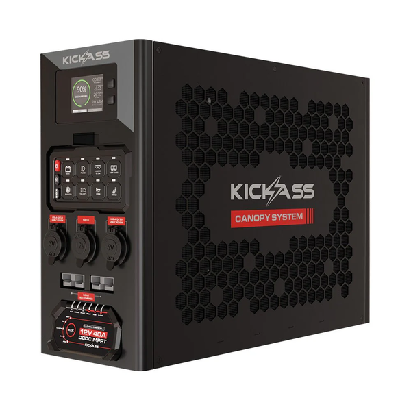 KickAss 12V Wireless Canopy Power System with 40A DCDC Charger + Integrated Bluetooth