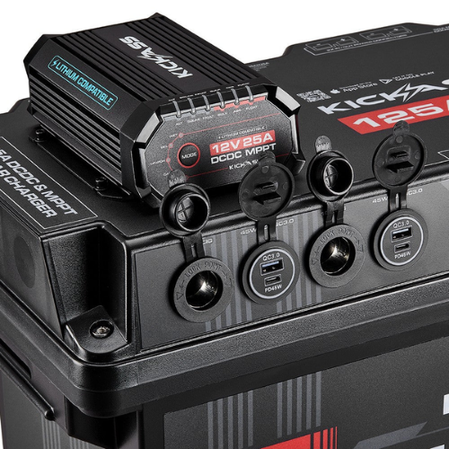 KickAss Smart 125Ah Lithium Battery Box Power Station with 25A DCDC Charger + Integrated Bluetooth